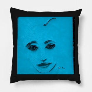 The Cyan in CMYK Pillow