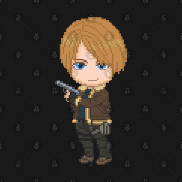 Leon Kennedy Pixel Art by AlleenasPixels