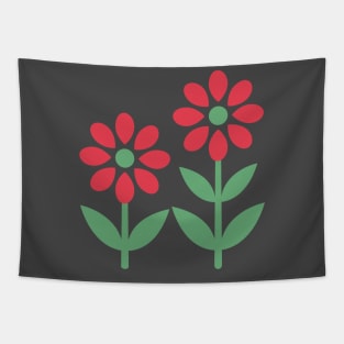 Cute Colorful Flowers Tapestry