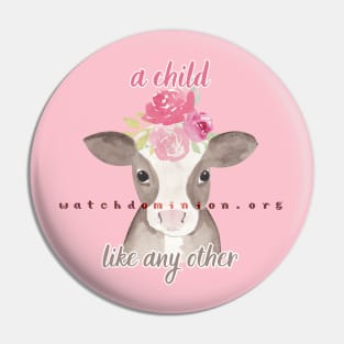 A Child Like Any Other Cow Calf Flower Crown Pin