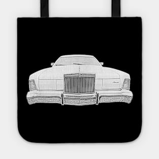 1970s Lincoln Continental classic car Tote