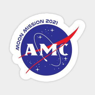 AMC Moon Mission 2021 Magnet