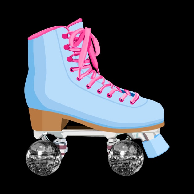 Vintage 1970s Disco Roller Skates by Art by Deborah Camp