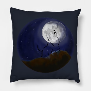 Wolf Howl Pillow