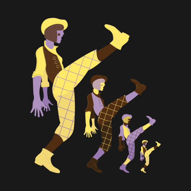 Dancers in plaid by Design by Maria 