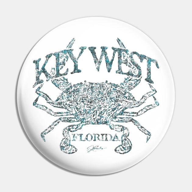 Key West, FL, Blue Crab Pin by jcombs