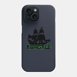 One argyle with ship Phone Case