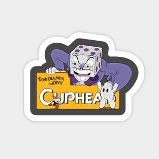 Gulping King Dice Sticker - Gulping King Dice The Cuphead Show