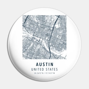 austin simple map Pin