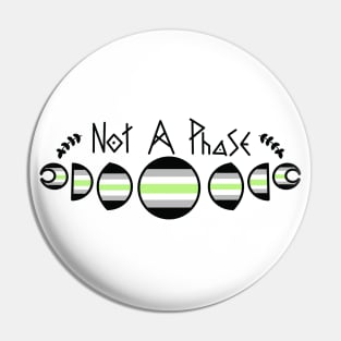 Not A Phase- Agender Pin