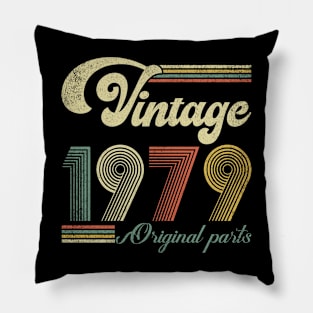 Retro Vintage 1979 45th Birthday Gift Men Women 45 Years Old Pillow