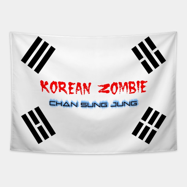 Korean Zombie Chan Sung Tapestry by Javacustoms