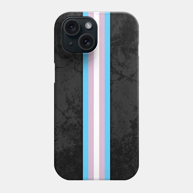 Transgender Pride Flag Stripe Phone Case by wheedesign