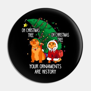 Cats Christmascat Pin