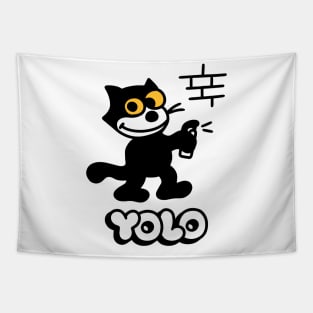Yolo Cat Tapestry