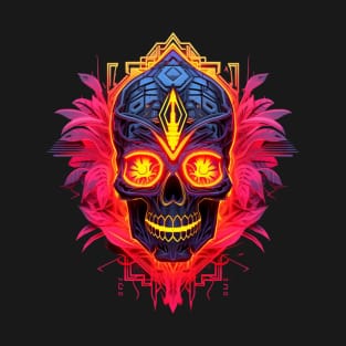 fluorescent Skull T-Shirt