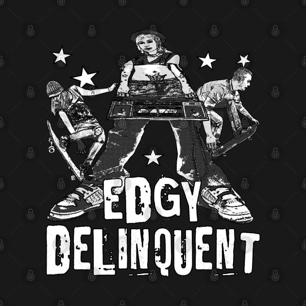 Edgy Delinquent - Edgy Punk Rock Skater Continuation School Archetype by blueversion