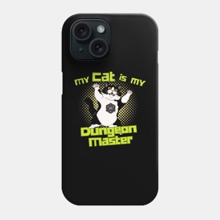 My cat is my dungeon master Phone Case