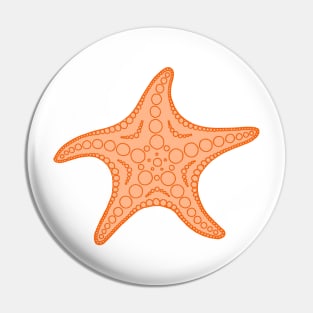 Starfish (orange) Pin