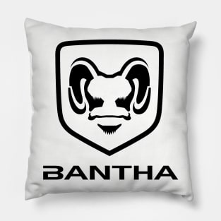 Sci Fi Ram (Black Variant) Pillow