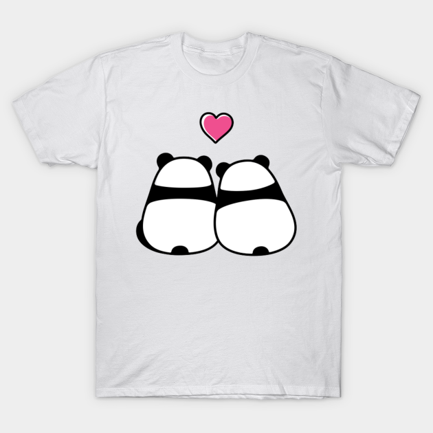 panda t shirt couple