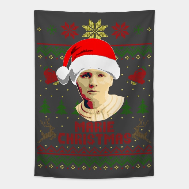 Marie Curie Marie Christmas Tapestry by Nerd_art