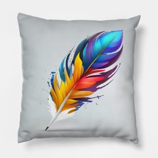 Quill feather pen design Pillow