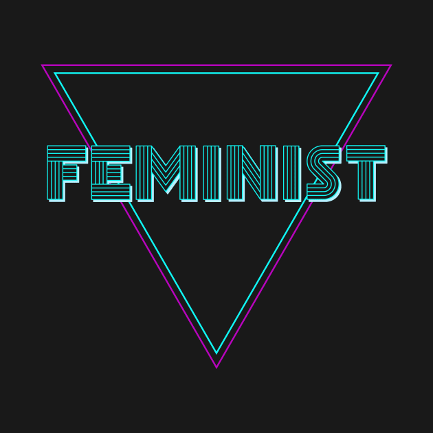 Retro Feminist Feminism 80s Style Vintage Aesthetic by jhnw