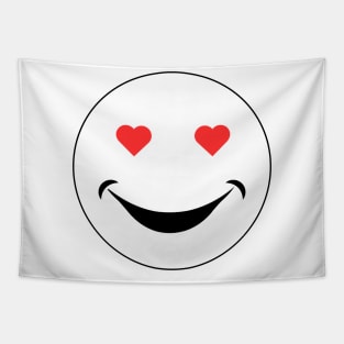 Smiley Love Face Tapestry