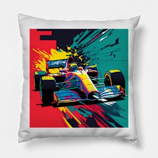 Race Car Pop 2 Pillow