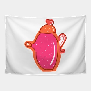 COFFEE POT WITH HAND ON HIP Tapestry