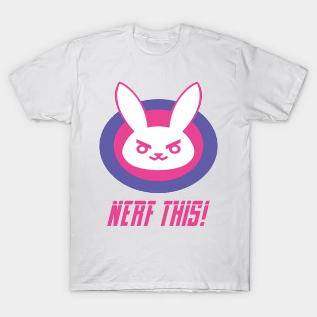 D.Va Nerf This! Overwatch - T-Shirt | TeePublic