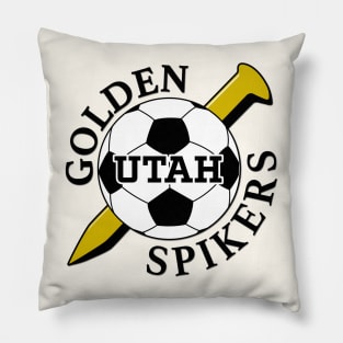 Defunct Utah Golden Spikers Soccer Pillow