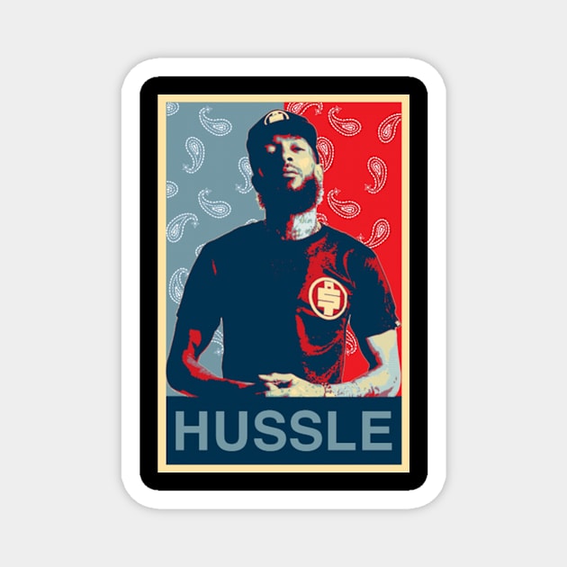 Nipsey Hussle Magnet by Heulwen Team