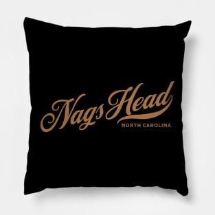 Nags Head, NC Beachgoing Vacationing Pillow