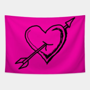 love arrow Tapestry