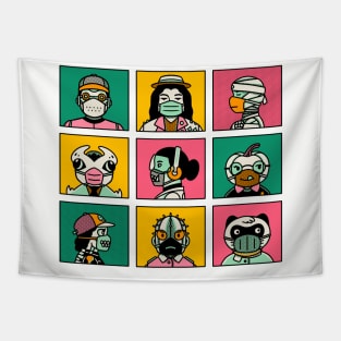 Masker Society Tapestry