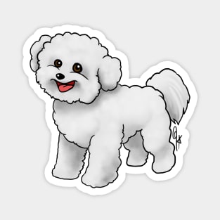 Dog - Bichon Frise - White Magnet