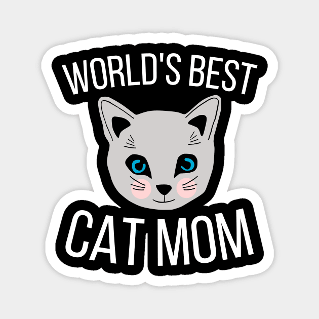 Worlds Best Cat Mom Magnet by kapotka