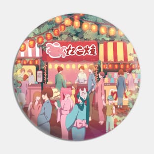 The Japanese Summer festival Pin