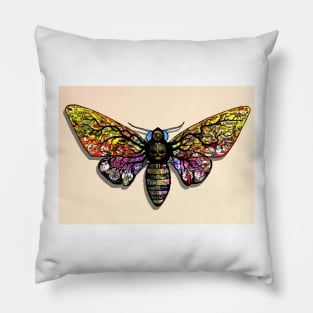 Death Head Moth Pillow