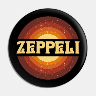Vintage Proud Name Zeppeli Birthday Gifts Circle Pin