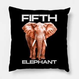 Fifth Elephant | Elephantine Diva: Style on the Fifth Level Pillow