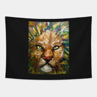 African Lion Tapestry