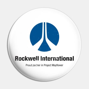 Rockwell International (aged look) Pin