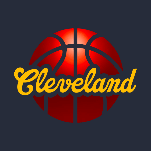 Cleveland Basketball by Throwzack