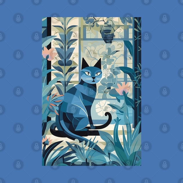 Cat Blue by TooplesArt