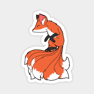 Red Kitsune Magnet