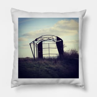 Abandoned barn Pillow