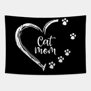 Cat Mom, Cat Lover , Gift For Mom, Fur Mama Gift, Mother's Day Gift, Cat Names Tapestry